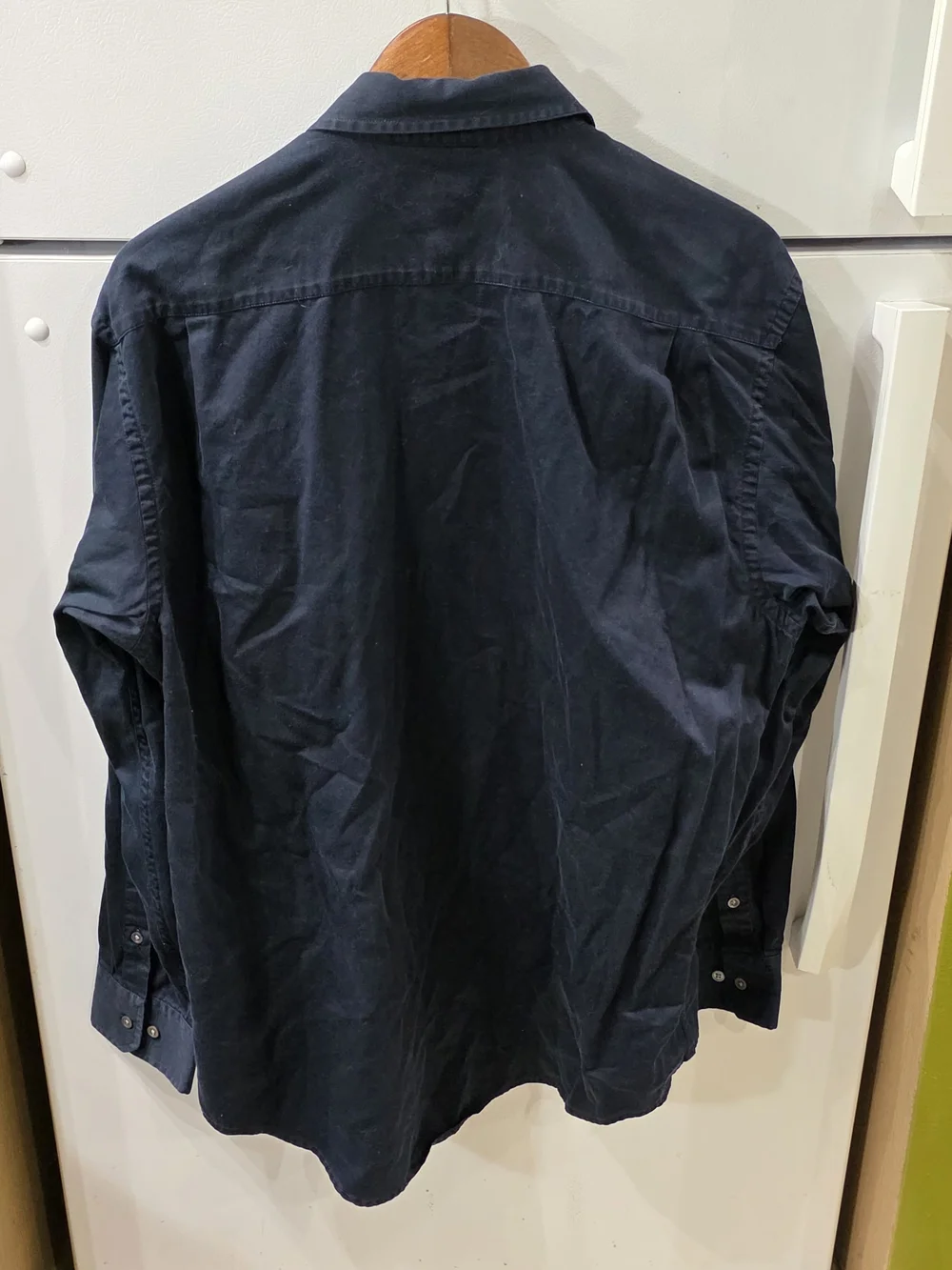 Banana Republic Navy Blue Casual Button-Down Shirt